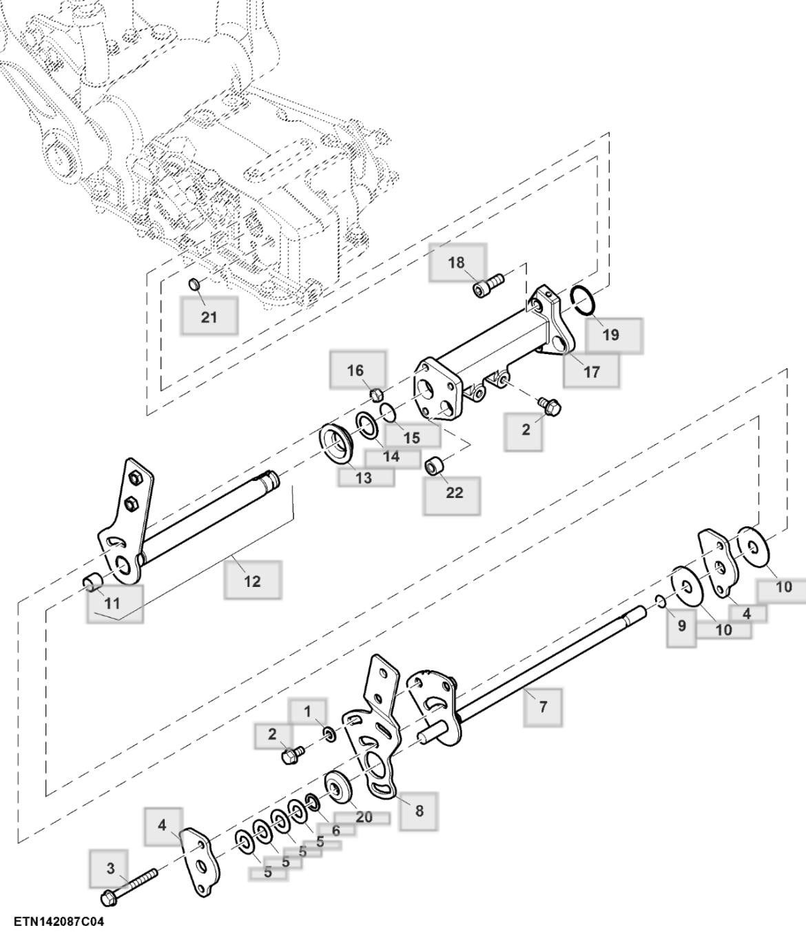 Cần điều khiển trục lắc WO QRL